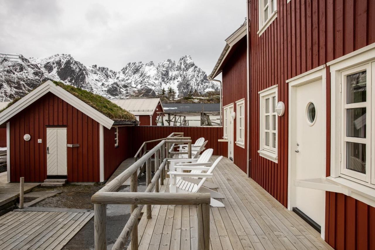 Solsiden Brygge Rorbuer Hotel Ballstad Exterior photo